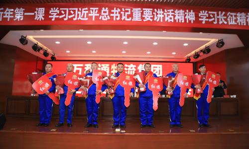 毛茸茸铁扞少年胖子万和通物流集团2022年度总结表彰大会